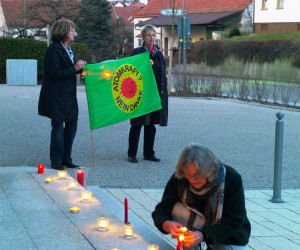 Mahnwache in Haimhausen gegen Atomkatastrophe in Japan