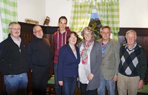 Der neue Vorstand der SPD Haimhausen (von links): Ludwig Meier, Dr. Michael Kausch, Simon Bunzel, Gabriele Kunz, Ingrid Waizmann, Heribert Widmann, Alois Hofmann.